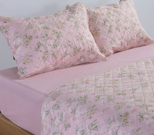 Nef-Nef Homeware Dreamel Κουβερλί Ημίδιπλο Microfiber Pink 180x240cm