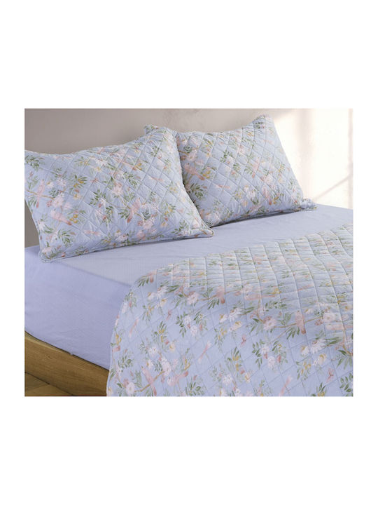 Nef-Nef Homeware Dreamel Tagesdecken Übergröße Mikrofaser Blaue 230x240cm