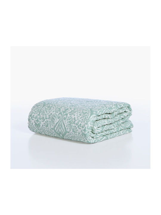 Nef-Nef Homeware Jetrix Tagesdecken Übergröße Mikrofaser Grüne 230x240cm