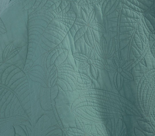 Nef-Nef Homeware Charisma Coverlet Double Green 230x240cm