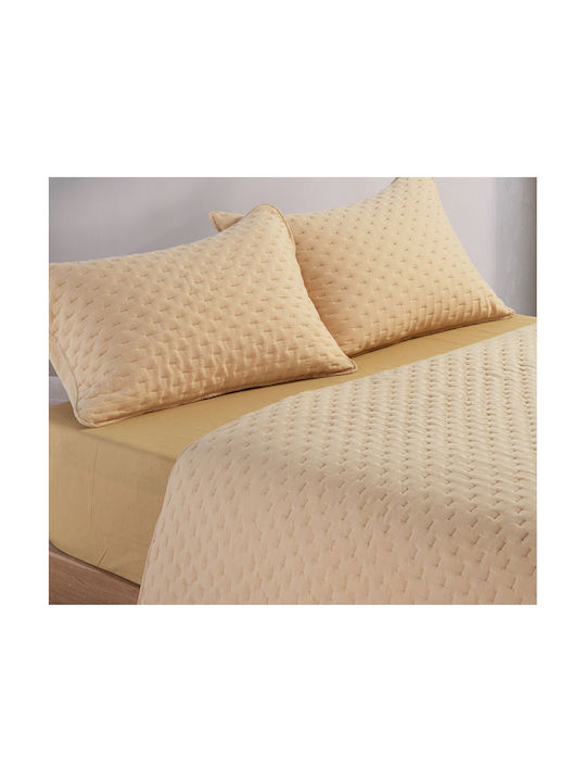 Nef-Nef Homeware Adelle Σετ Μαξιλαροθήκες Καπιτονέ Yellow 52x72εκ.