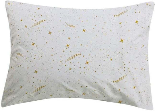 Kentia Lupus 14 A Kids Cotton Pillowcase Set 50x70cm Ecru-Golden Kentia Lupus 14 A Kids Cotton Pillowcase Set 50x70cm Ecru-Golden