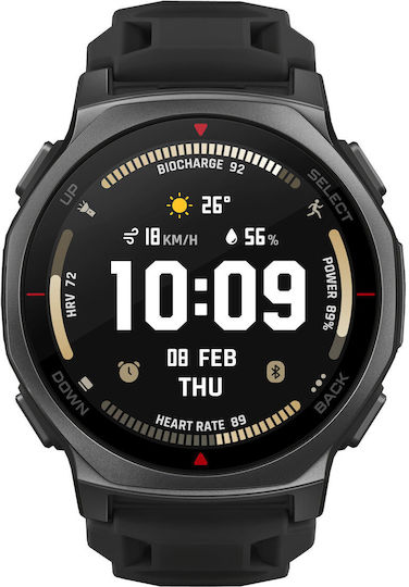 Amazfit T-Rex 3 Pro Titan 44mm Wasserdicht Smartwatch (Tactical Black)