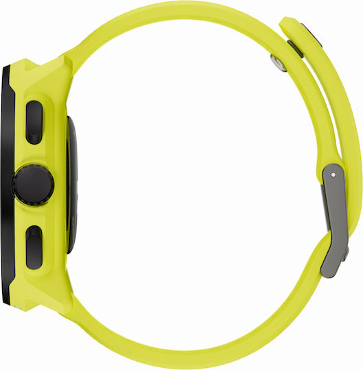 Suunto Run Stainless Steel 46mm Smartwatch with Heart Rate Monitor (Lime)