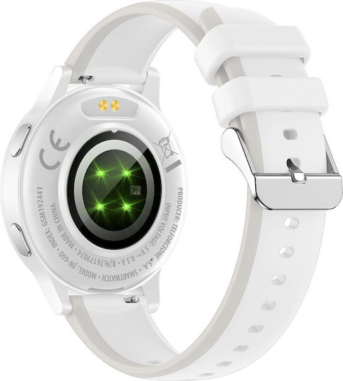 Forever iGo Watch 4! JW-600 46mm με Παλμογράφο (Λευκό - Large)