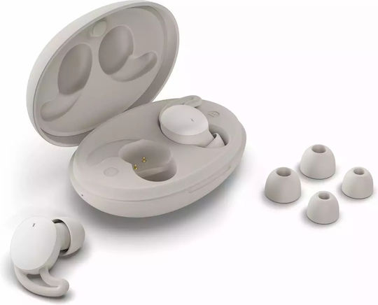 HAMA Spirit Calm In ear Bluetooth хендсфри Слушалки с Кутийка за Зареждане Бял