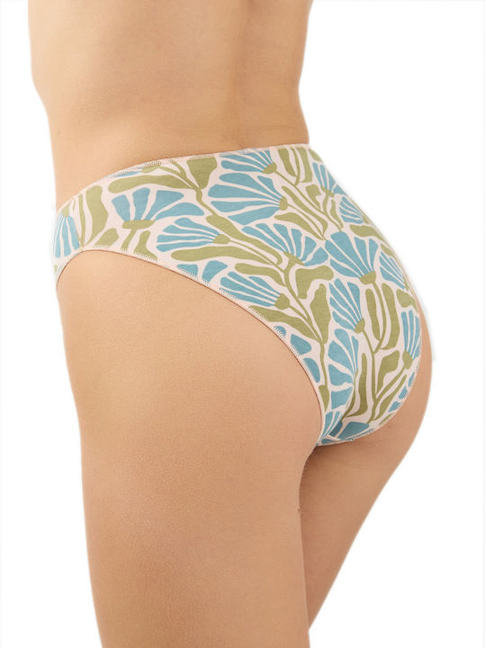 Fimelle Women's Briefs 2Pack Seamless Petrol Blue