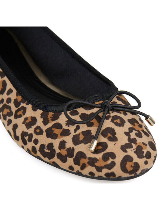 Women's Ballerina Shoes in Brown Colour