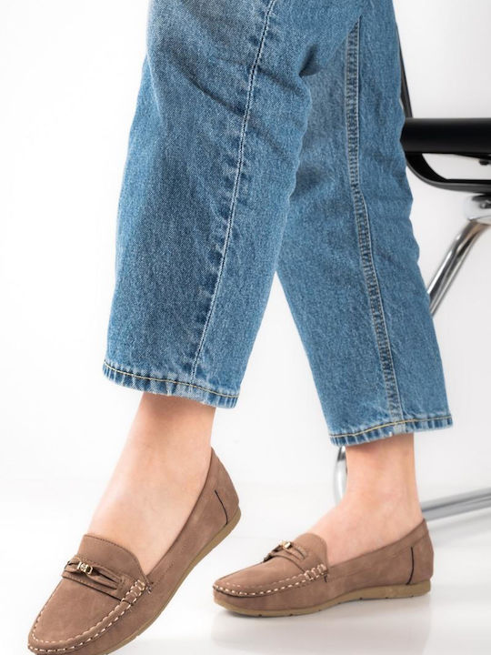 Women's Loafers in Brown Colour