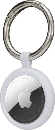 dbramante1928 Greenland Keychain Case for AirTag in White Colour