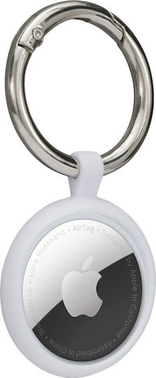 dbramante1928 Greenland Keychain Case for AirTag in White Colour