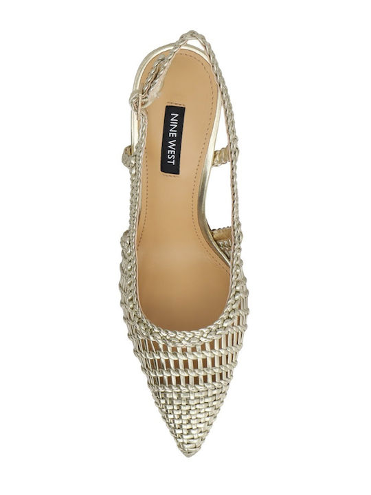 Slingbacks Fresky2 Fresky2 71-710 Γυναικείο Γόβες με Ψηλό Τακούνι Χρυσές