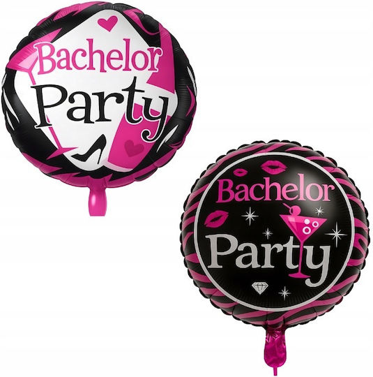 Set 5 Rund Luftballons Folie Mehrfarbig