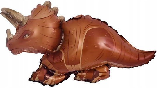 Set 5 Baloane Inimi Dinozauri Folie Maro Jumbo 91 cm