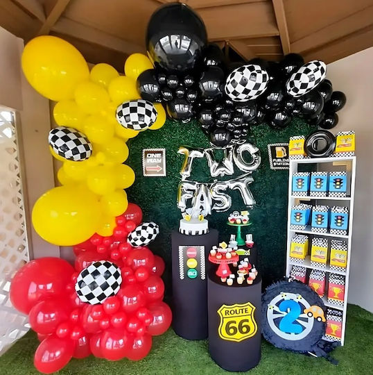 Compoziție Cu 148 Baloane Multicolore Zi De Naștere