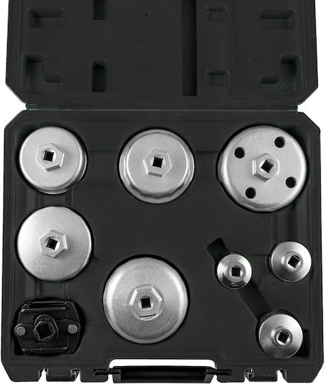 JBM Set Ölfilterkappen 9Stück für Auto / Bmw / Mercedes Benz / Opel / Renault / Volvo / Kia / Hyundai / Auto / VW / Skoda