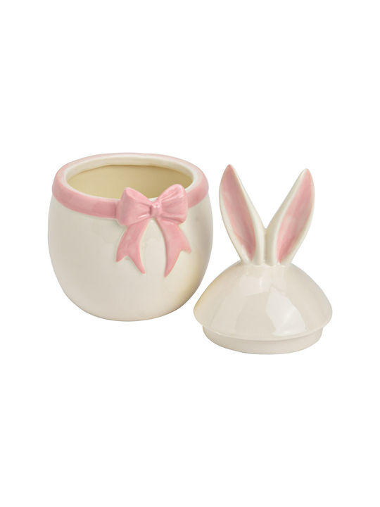 G.Wurm Decorative Porcelain Vase Bow Pink 10x10xH17cm