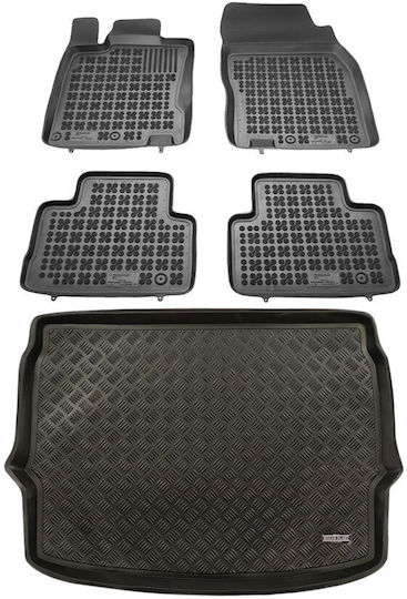 Rezaw Plast Set of Front and Rear Mats 5pcs for Opel Mokka Chevrolet Trax Black