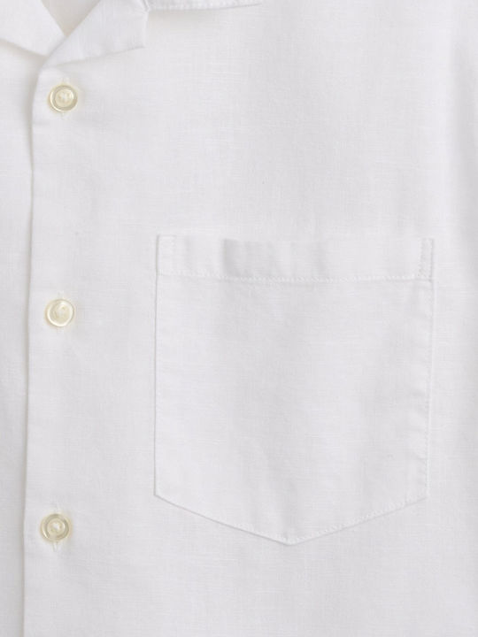 Kids Short-Sleeved Shirt Off White