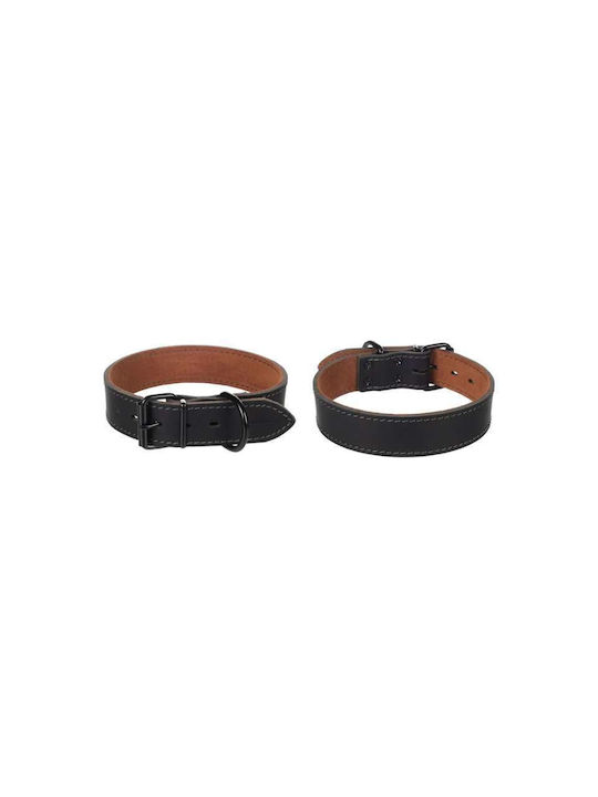 Flamingo Κολάρο Σκύλου Collar Montana Leather Wide Black M L 39.5-49.5cm X 35mm Flamingo Κολάρο Σκύλου Collar Montana Leather Wide Black M L 39.5-49.5cm X 35mm