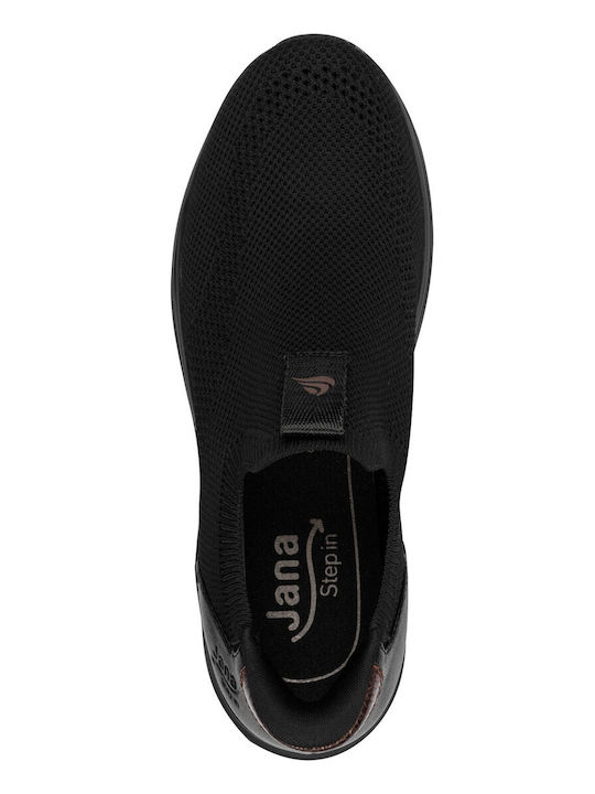 Ανατομικά Γυναικεία Slip-On Μαύρα