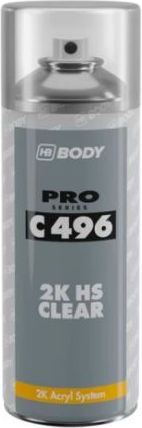 HB Body C496 Spray auto Lac pentru Caroserie Auto Transparent 400ml