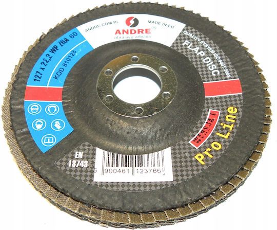 Andre Sciernica Flap Disc 125mm P 80 Zirconium Pro Line Version I