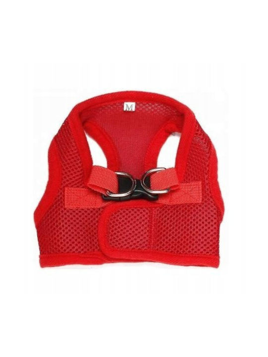 Harness Dog Red Pressure-free M Chest Circumference 37cm/chest Length 17cm