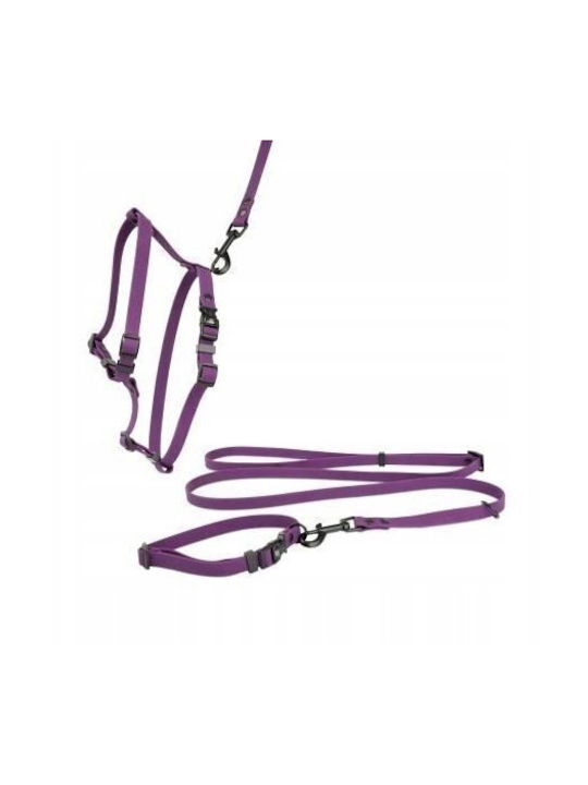 Durable Rubber Dog Harness Purple 16mm/30-60cm Durable Rubber Dog Harness Purple 16mm/30-60cm