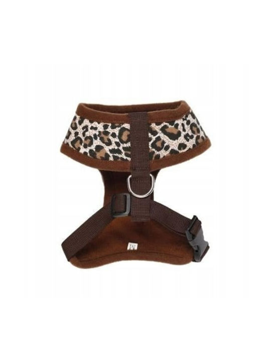 Harness Dog Leopard Pattern M Neck Circumference 30cm/chest Circumference 44-57cm
