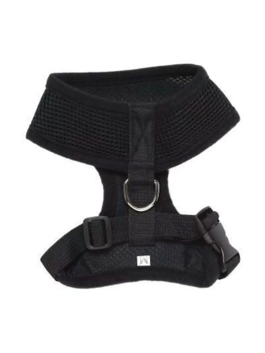 Harness Dog Black Mesh Polyester Xl Neck Circumference 45cm/chest Circumference 64-84cm