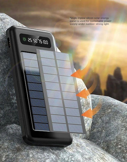 Treqa TR-957 Solar Power Bank 30000mAh Black