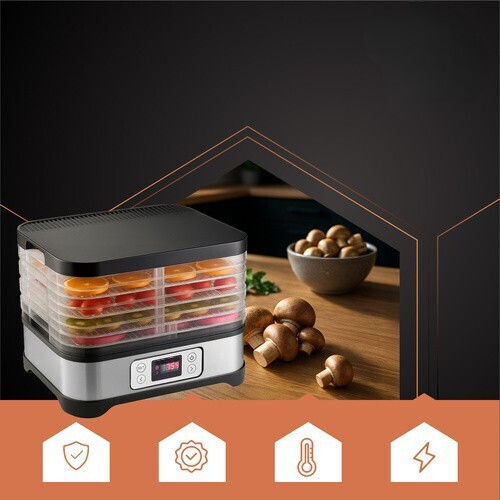Deshidrator de Alimente cu Rafturi