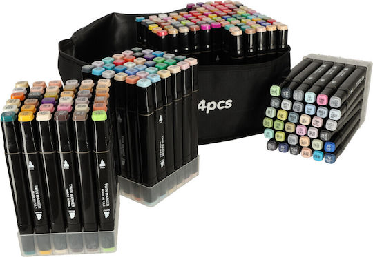 Μαρκαδόροι Σχεδίου Multicolored Σετ 204 χρώματα