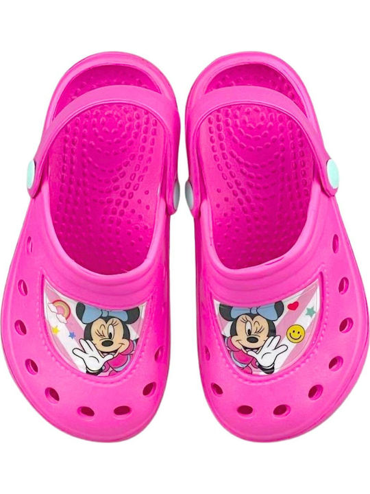 Minnie Mouse Fuchsia Slippers