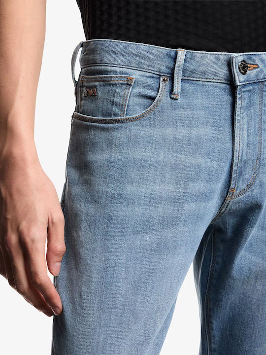 Men's Jeans Pants with Slim Fit Blue