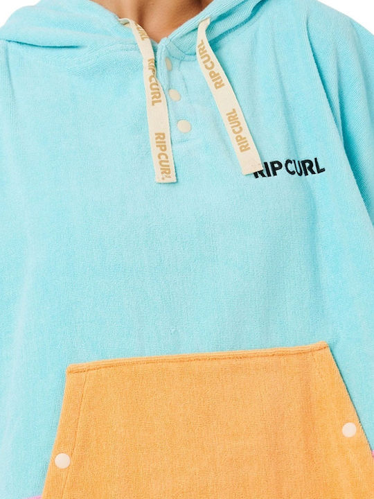 Rip Curl Hooded Πόντσο Θαλάσσης Μπλε