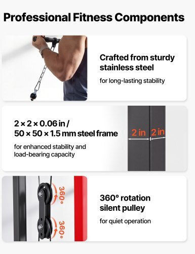 Vevor Multi Gym Equipment with Weights 181kg