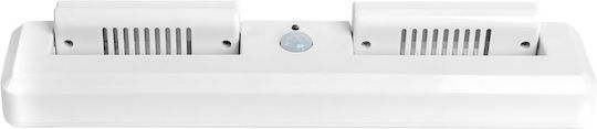 Lampă Led Cu Senzor De Mișcare 1w 4000k Alb Neutru Rază De Detecție 3-5 M Unghi 90° Autoadeziv 22 X 4.5 X 2.2 Cm Alb