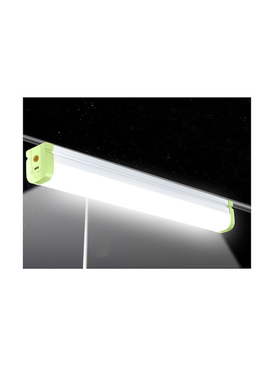 Lampă Magnet Led Alb Rece 4 Moduri De Iluminare Albastru Roșu Mod De Iluminare Suport Usb-c 31 X 5 X 6.5 Cm Verde Alb