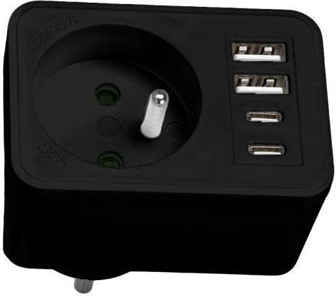 LTC Steckdosenleiste mit USB-A und 2 USB-C