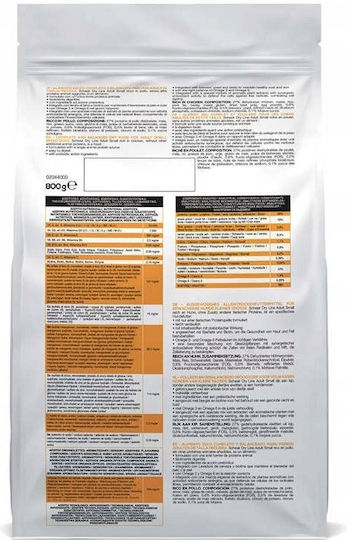 0.8kg Dry Food for Adult Small Breed Dogs with Chicken