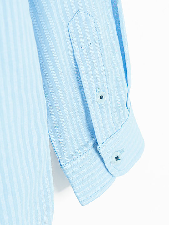 Kids Short-Sleeved Blue Shirt