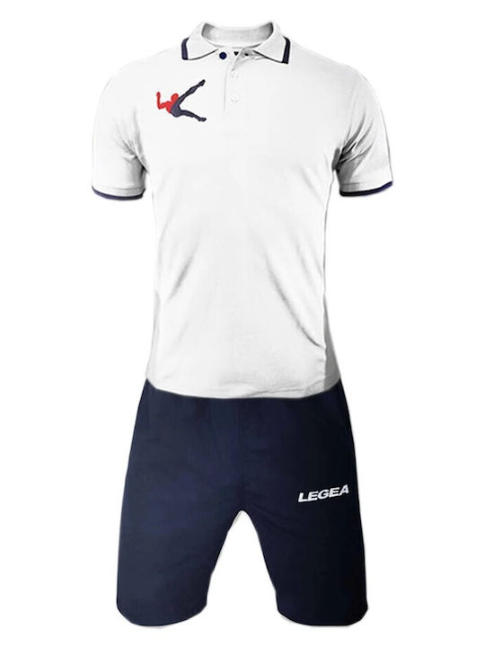 Olimpia PR104 Polo Αθλητικό T-shirt Λευκό
