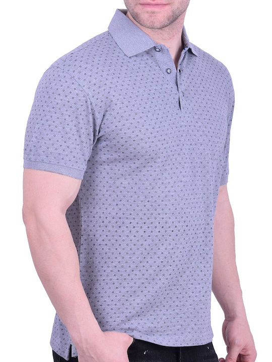 Polo Short Sleeve Gray Blouse