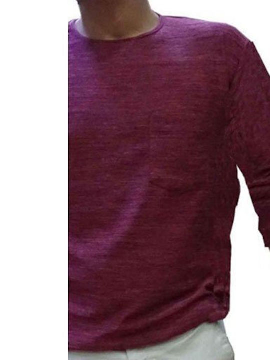 Long Sleeve Blouse Burgundy