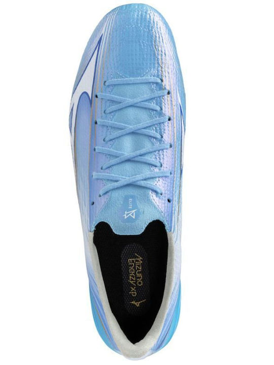 Mizuno Morelia Ποδοσφαιρικά Παπούτσια με Τάπες FG Μπλε