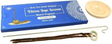 Задайте 10 Бройки Ароматно Въже Билки Хималаи + Изпарител Himalayan Herbs Rope