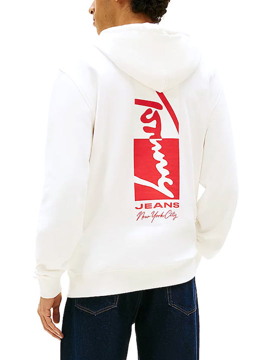 Tommy Hilfiger Sweatshirt Red-White with Hood