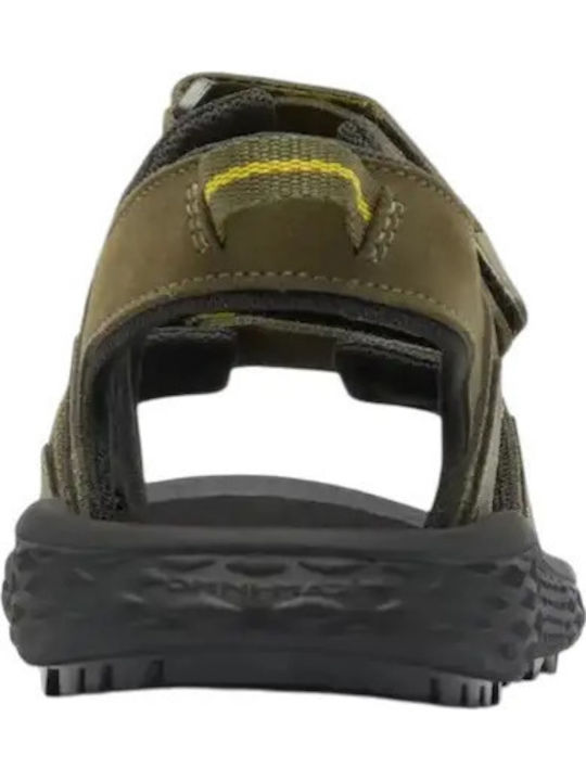 Konos Hiker 2-strap Ανδρικά Σανδάλια σε Πράσινο Χρώμα